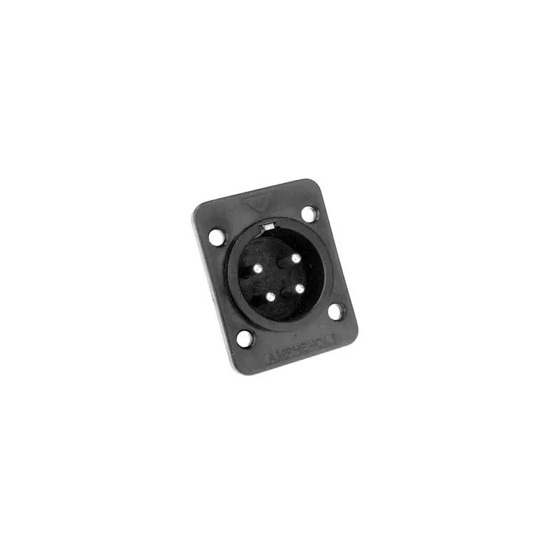 KV2 Audio AP-4-22 Złącze męskie 4 pin na panel